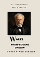 Waltz from Eugene Onegin  piano sheet music cover